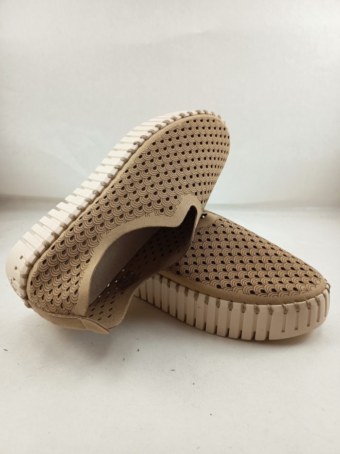 Semi-deportivo de piel camel sin cierres, Ilse Jacobsen mod. Tulip3275