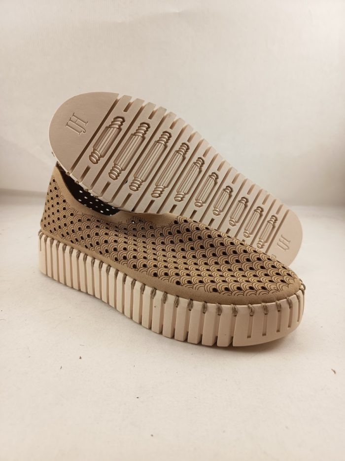 Semi-deportivo de piel camel sin cierres, Ilse Jacobsen mod. Tulip3275 - Imagen 4