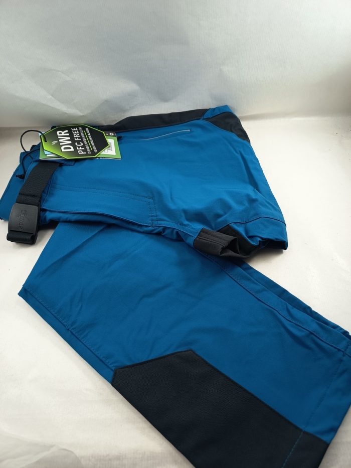 Pantalon sintetico en azul con cierre de cremallera, Bcn mod. 7124035