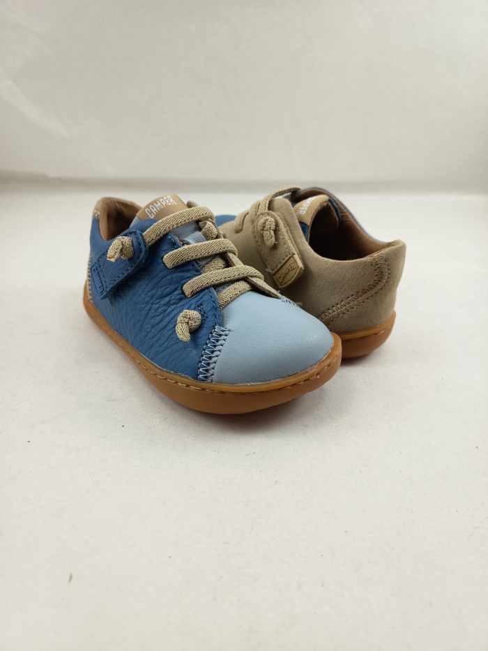 Semi-sport de piel multicolor con cierre de cordon elastico, Camper mod. 80212 - Imagen 2