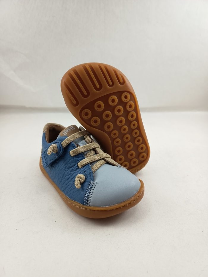 Semi-sport de piel multicolor con cierre de cordon elastico, Camper mod. 80212 - Imagen 3