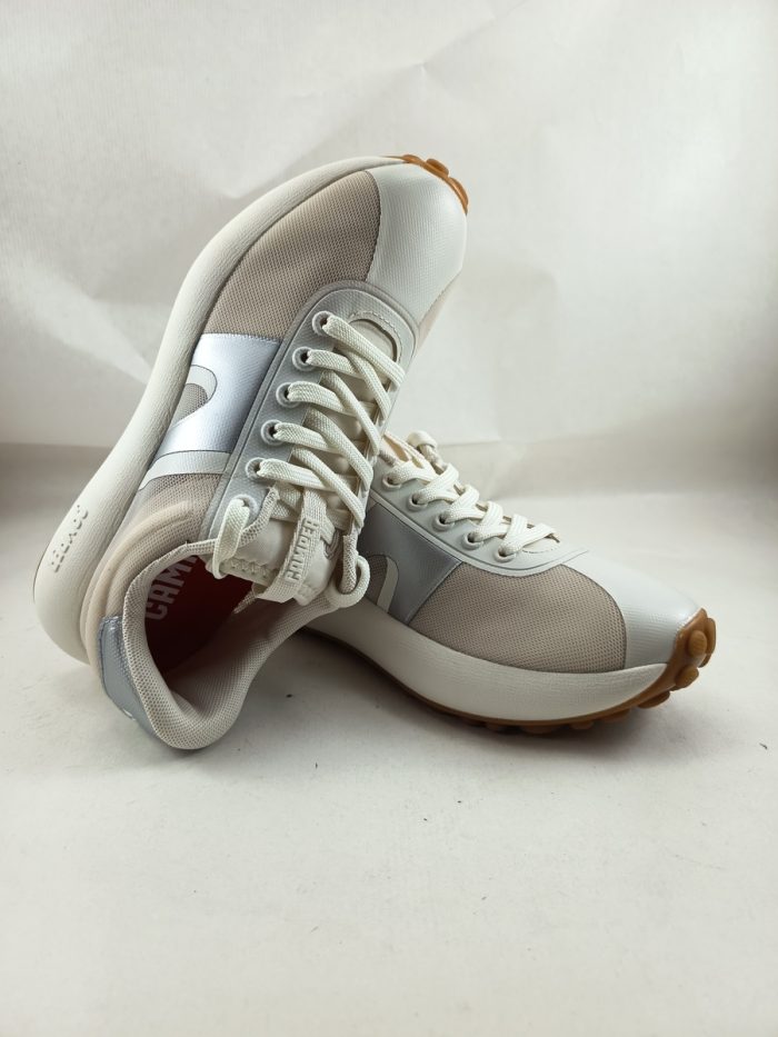 Semi-sport de piel crema con cierre de cordon, Camper mod. K201614