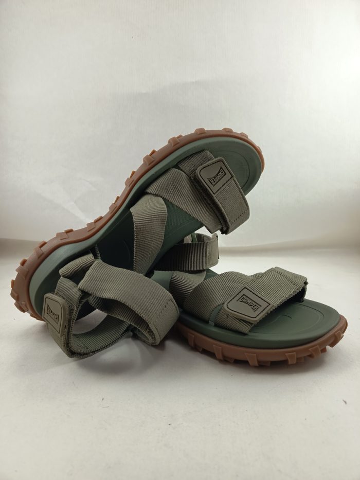 Californiana de lona camel con cierre de velcros, Camper mod. K101039