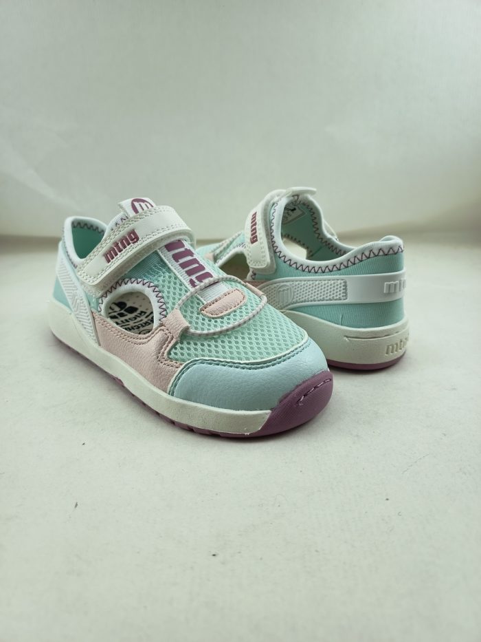 Sandalia de cortes sintetica celeste con cierre de velcro, Mustang kids mod. 49046 - Imagen 2