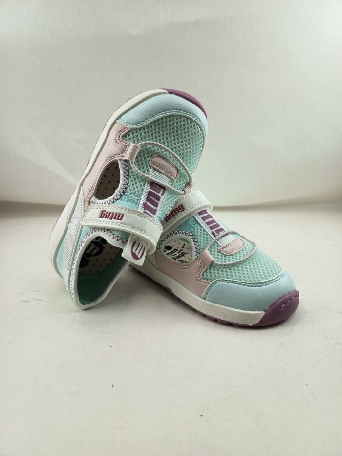 Sandalia de cortes sintetica celeste con cierre de velcro, Mustang kids mod. 49046 - Imagen 4