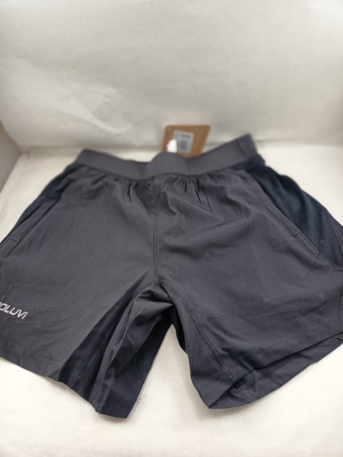 Short sintetico negro sin cierres, Joluvi mod. 235963