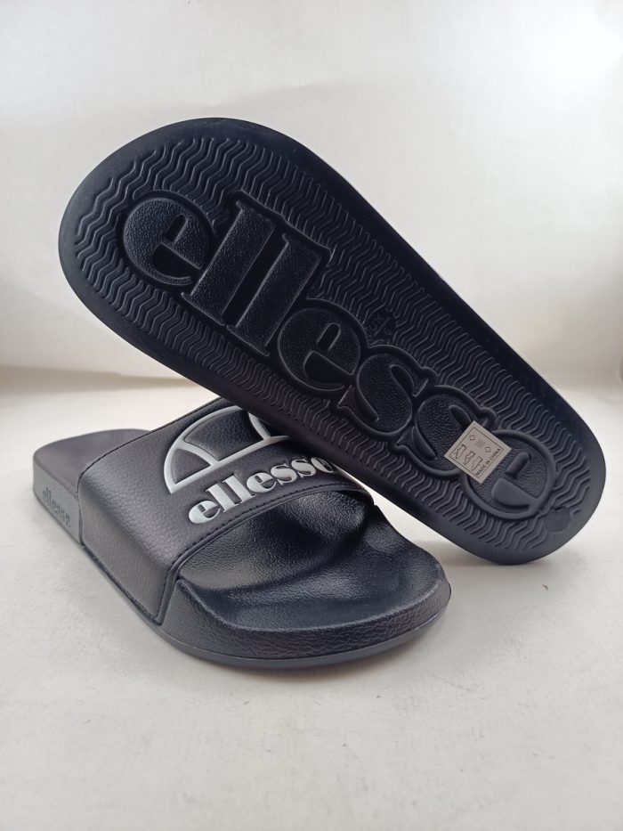 Chancla negra de pala sin cierres, Ellesse mod. Fellentini slide - Imagen 3