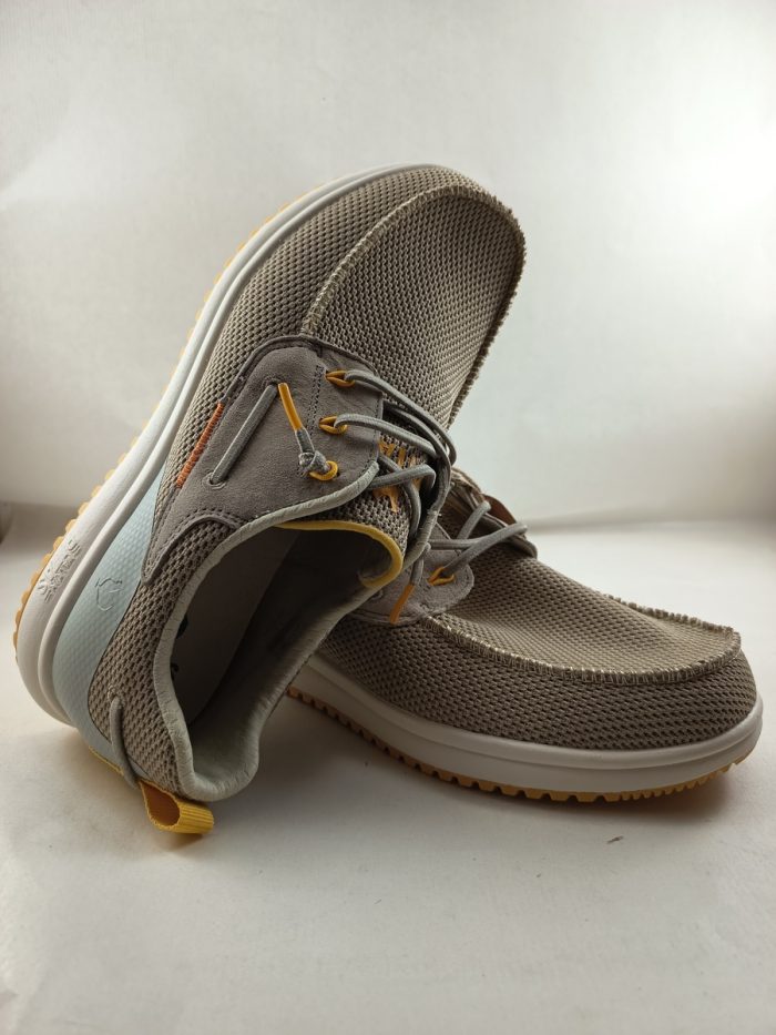 Semi-sport de algodon crema con cierre de cordon elastico, Pitas mod. Bay - Imagen 4