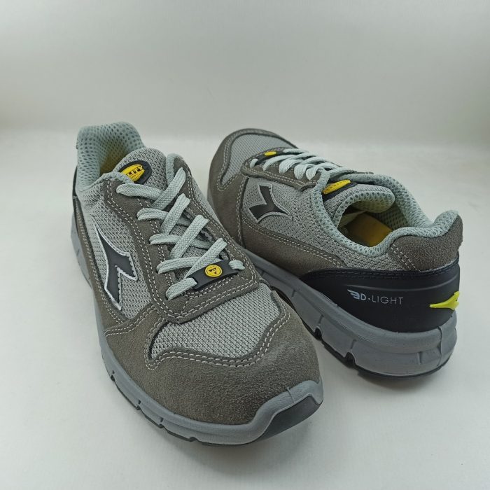 Deportivo de seguridad gris Diadora con cordon run text low 701-175305- 0493 - Imagen 3