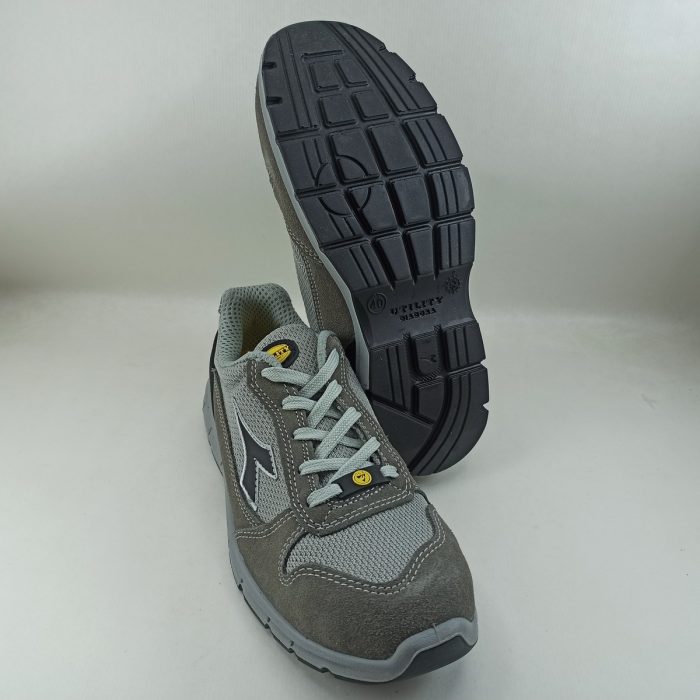 Deportivo de seguridad gris Diadora con cordon run text low 701-175305- 0493 - Imagen 4