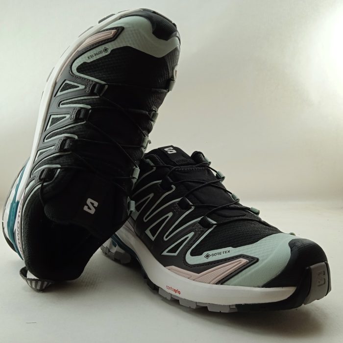 Deportivo xa pro 3d v9 gtx blanco y negro con cierre de cordon, Salomon mod. L47119100