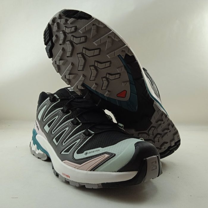 Deportivo xa pro 3d v9 gtx blanco y negro con cierre de cordon, Salomon mod. L47119100 - Imagen 4