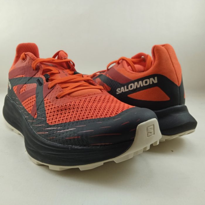 Deportivo de piel naranja con cierre de cordon elastico, Salomon mod. L47525400 - Imagen 3