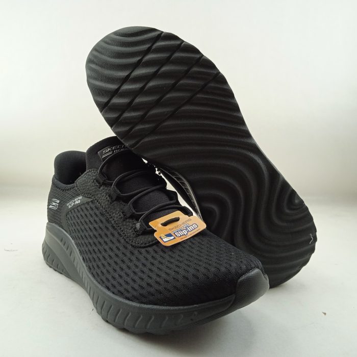 Deportivo sintetico negro sin cierres, Skechers mod. 117504 - Imagen 4
