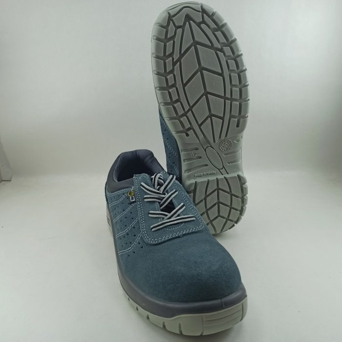 zapato bajo de  seguridad gris de ante Fal seguridad mod. sella. - Imagen 3