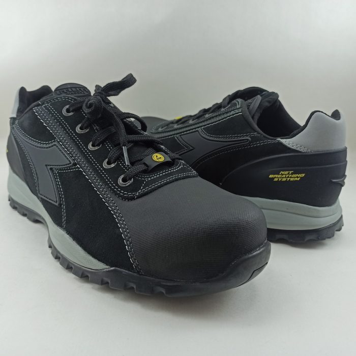 Deportivo de seguridad negro Diadora con cordon glove net low 701.173528 01 80013 - Imagen 3