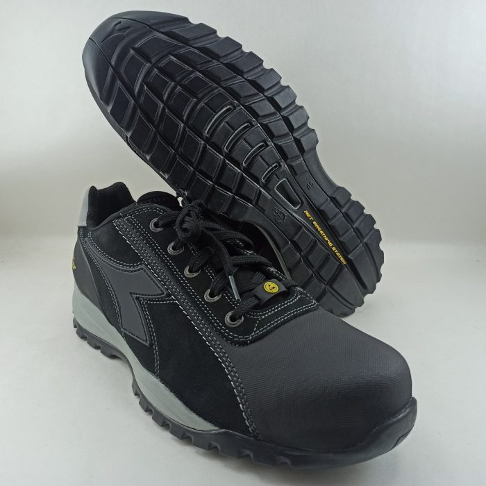 Deportivo de seguridad negro Diadora con cordon glove net low 701.173528 01 80013 - Imagen 4