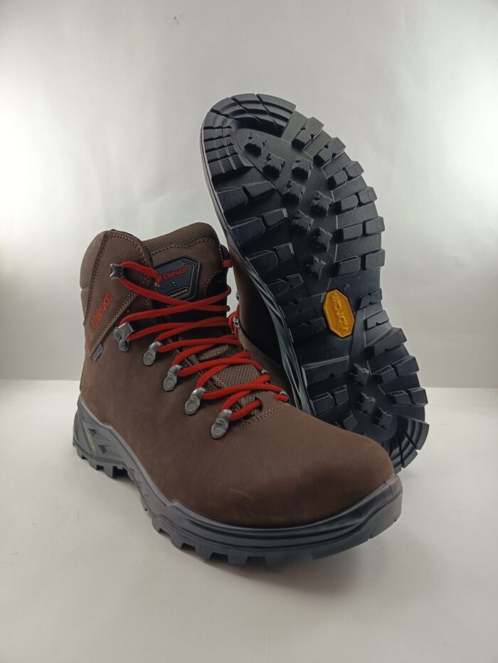 Bota treeking de noubouck gore-tex marron con cierre de cordon, Chiruca mod. Cares - Imagen 4