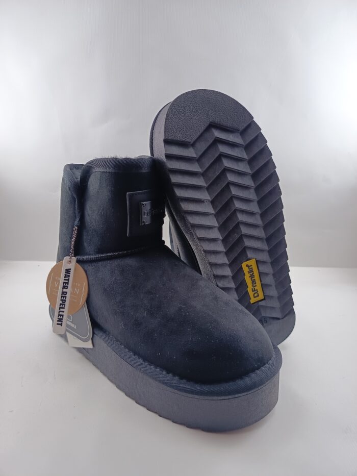 Bota australiana de ante negro sin cierres, Dr Franklin mod. 371004 - Imagen 3