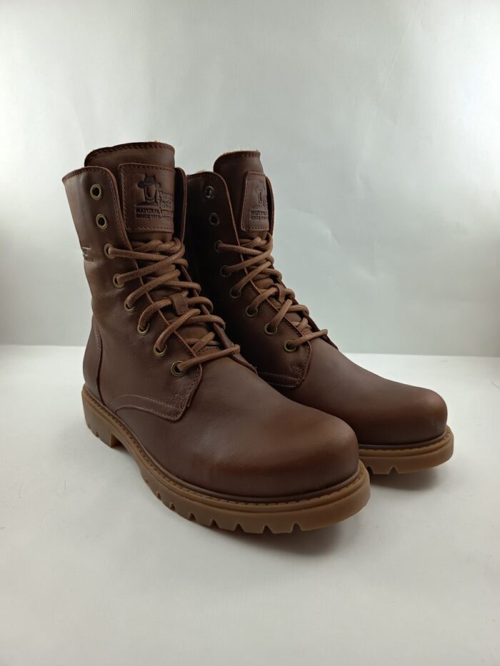 Bota de piel cuero con cierre de cordon, Panama Jack mod. Frisia B29
