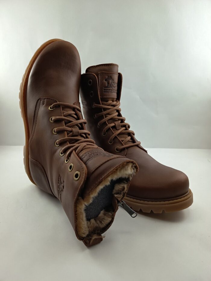 Bota de piel cuero con cierre de cordon, Panama Jack mod. Frisia B29 - Imagen 4
