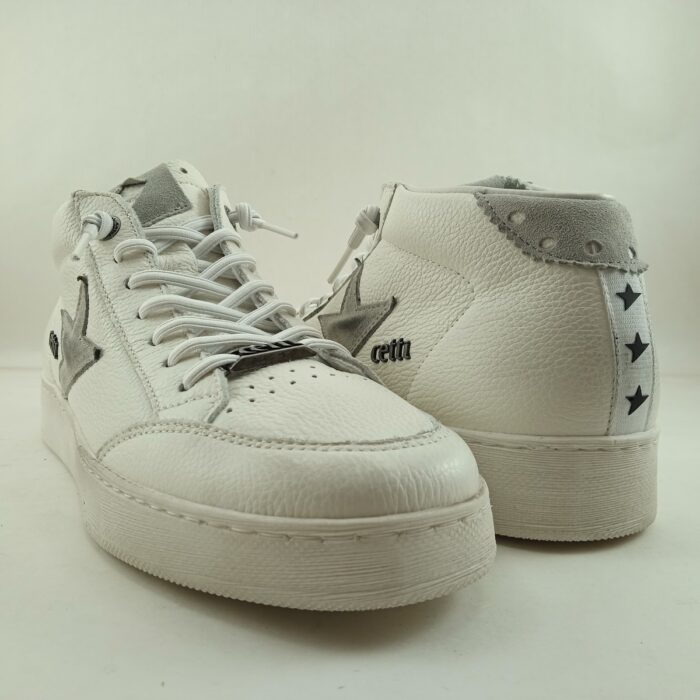 Semi-deportivo blanco con cierre de cordon elastico, Cetti mod. 1333 - Imagen 3
