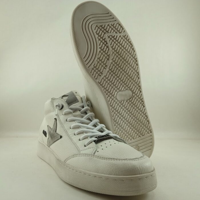 Semi-deportivo blanco con cierre de cordon elastico, Cetti mod. 1333 - Imagen 4
