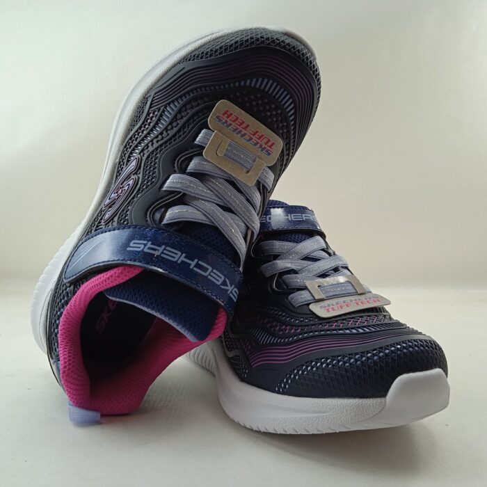 Deportivo azul con cierre de velcro, Skechers mod. 302433L