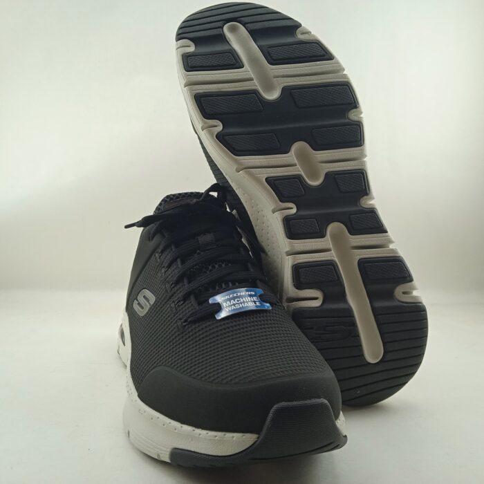 Deportivo negro con cierre de cordon, Skechers mod. 232200 - Imagen 4