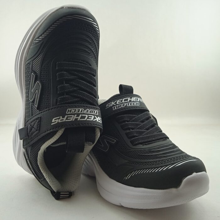 Deportivo negro con cierre de velcro, Skechers mod. 403861 - Imagen 2