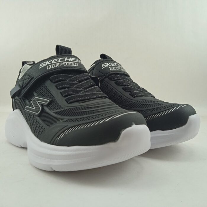 Deportivo negro con cierre de velcro, Skechers mod. 403861 - Imagen 3