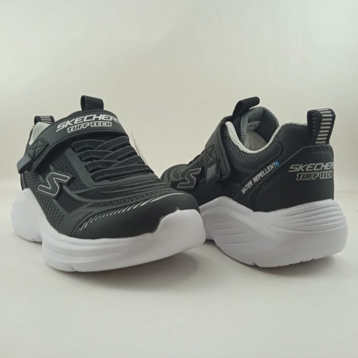 Deportivo negro con cierre de velcro, Skechers mod. 403861 - Imagen 4