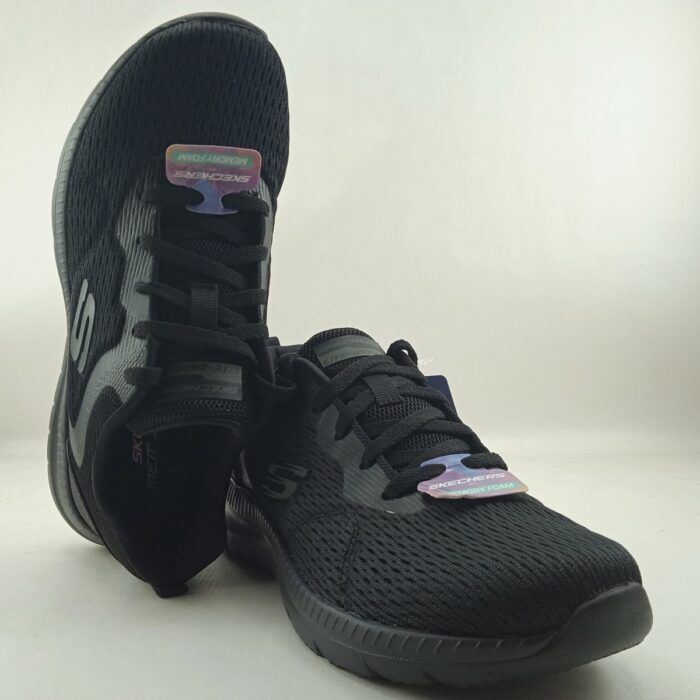 Deportivo negro con cierre de cordon, Skechers mod. 12607