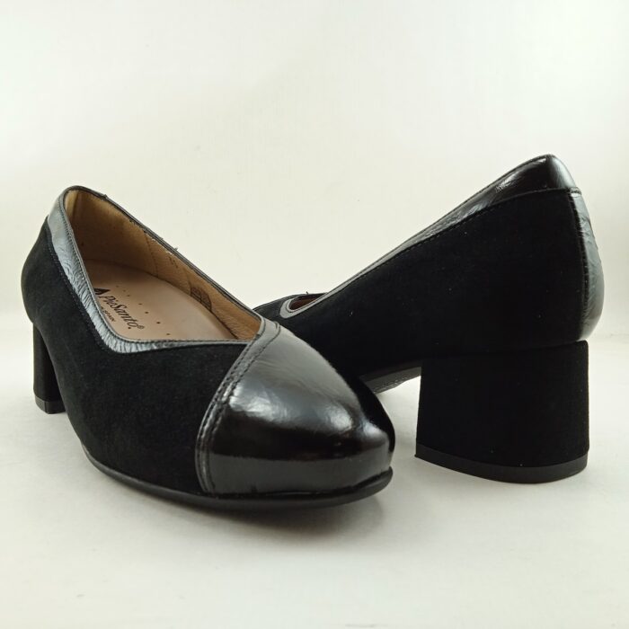 Bailarina de piel negra sin cierres, Naturpie mod. 225152 - Imagen 3