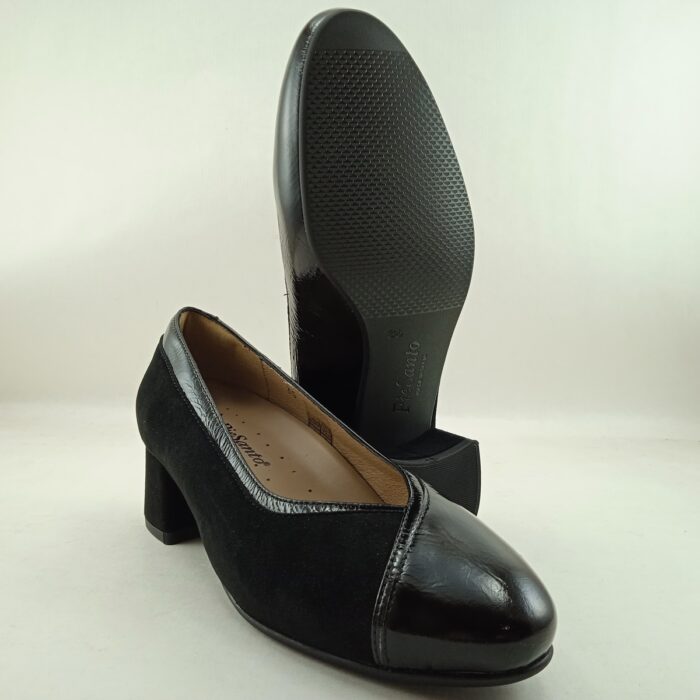 Bailarina de piel negra sin cierres, Naturpie mod. 225152 - Imagen 4