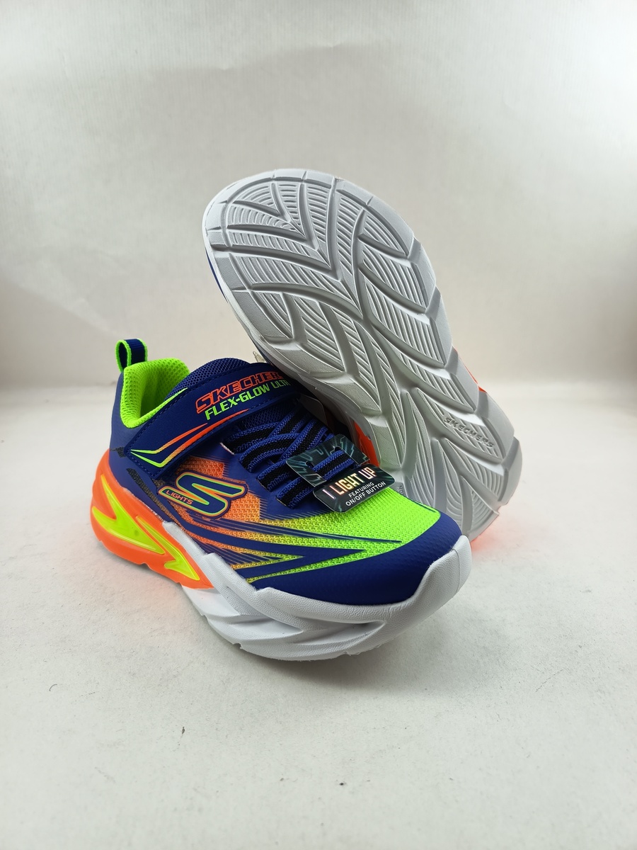 Semi-sport sintetico multicolor con cierre de velcro, Skechers mod. 400139 - Imagen 3