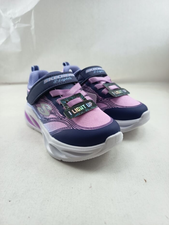 Semi-sport sintetico multicolor con cierre de velcro, Skechers mod. 303712