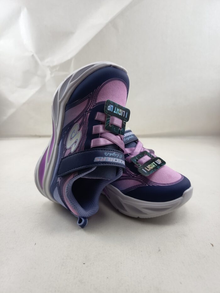 Semi-sport sintetico multicolor con cierre de velcro, Skechers mod. 303712 - Imagen 4