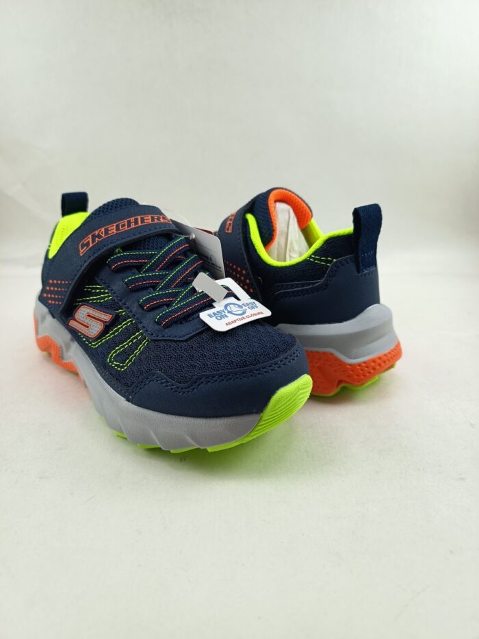 Semi-sport sintetico azul con cierre de velcro, Skechers mod. 403962 - Imagen 2