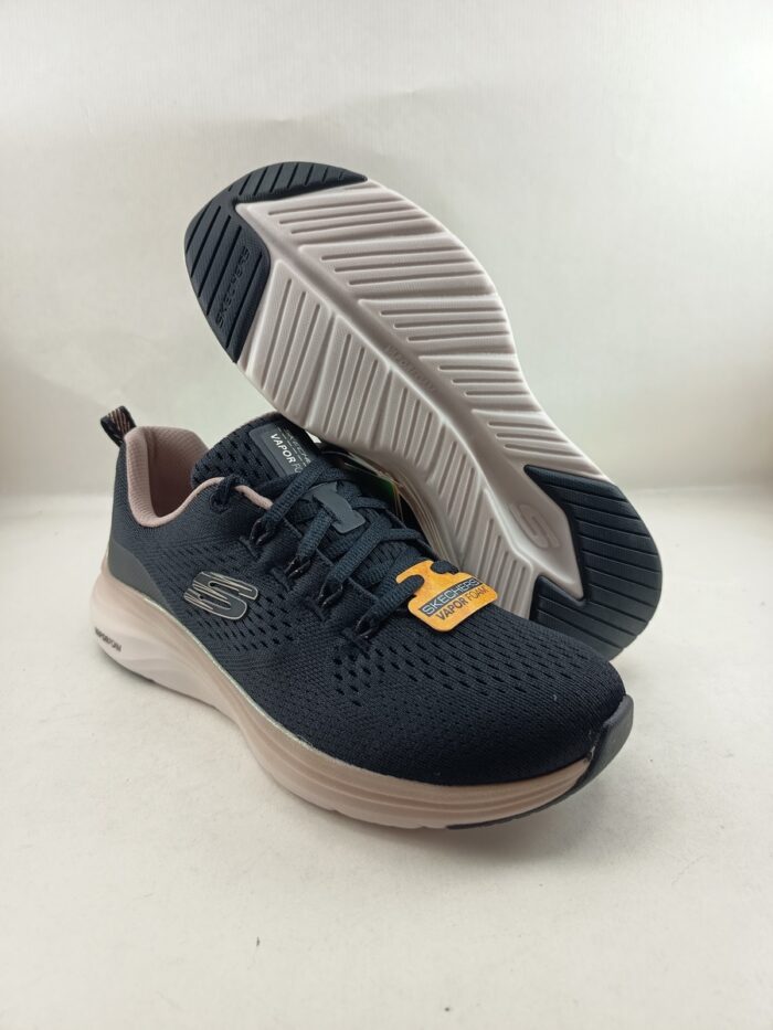 Semi-sport sintetico negro con cierre de cordon, Skechers mod. 150025 - Imagen 3