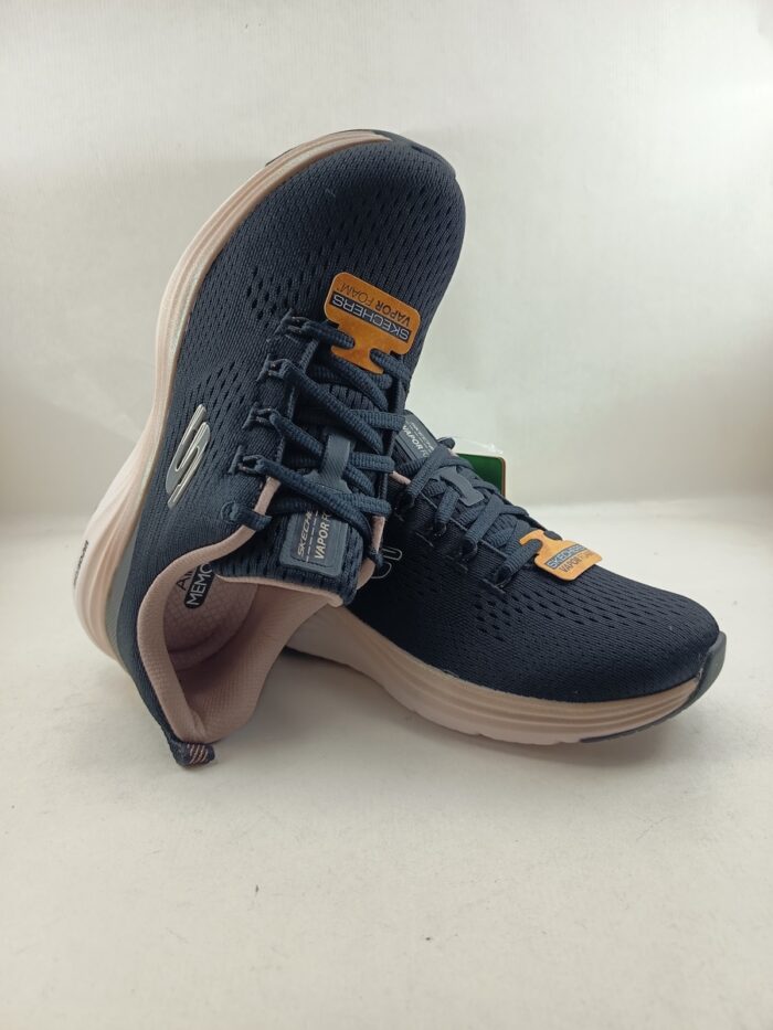 Semi-sport sintetico negro con cierre de cordon, Skechers mod. 150025 - Imagen 4