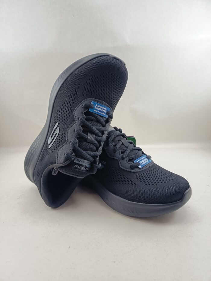 Semi-sport sintetico negro con cierre de cordon, Skechers mod. 149991 - Imagen 4