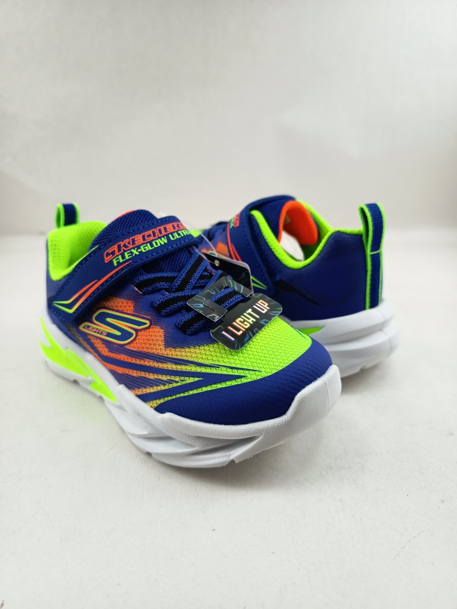 Semi-sport sintetico multicolor con cierre de velcro, Skechers mod. 400139 - Imagen 2