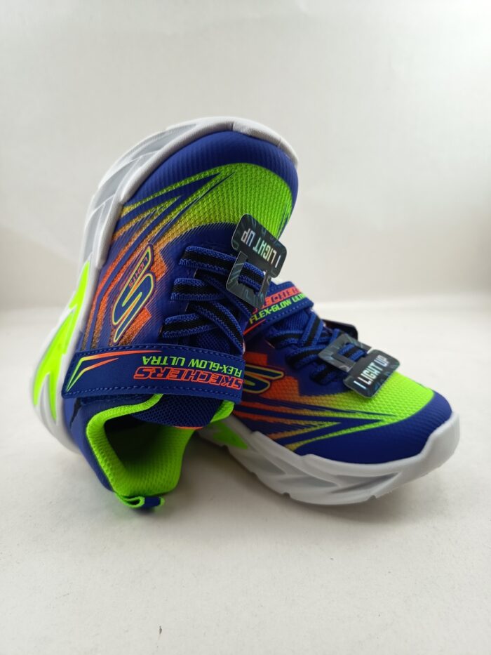 Semi-sport sintetico multicolor con cierre de velcro, Skechers mod. 400139 - Imagen 4