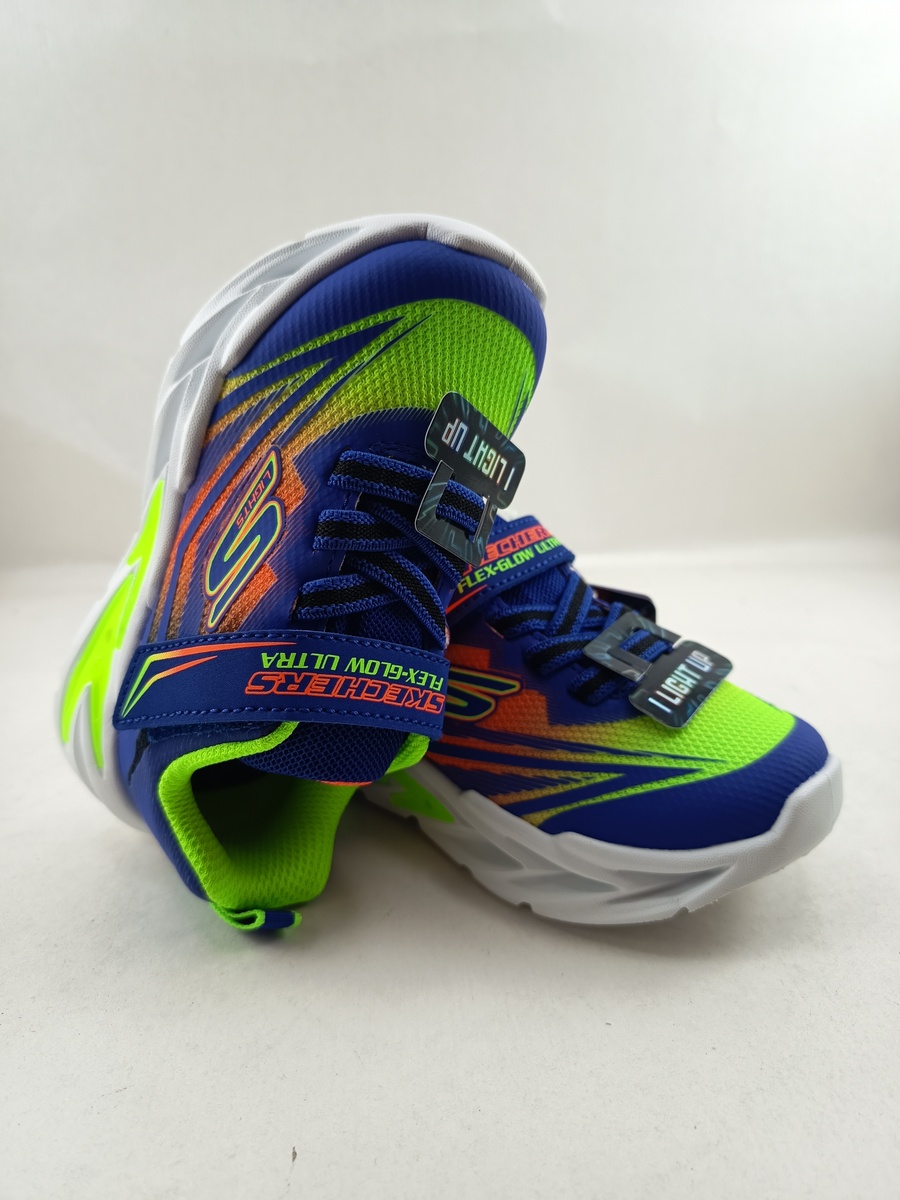 Semi-sport sintetico multicolor con cierre de velcro, Skechers mod. 400139 - Imagen 4