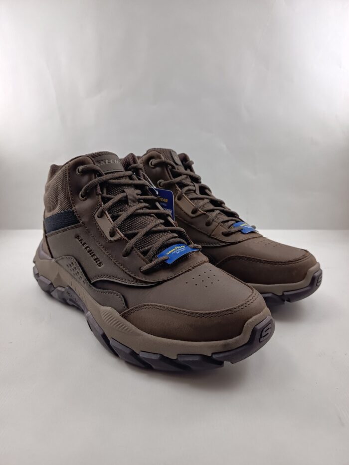 Bota sintetica marron con cierre de cordon, Skechers mod. 205587