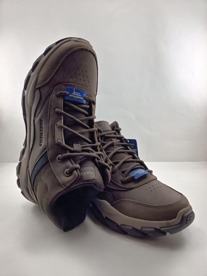 Bota sintetica marron con cierre de cordon, Skechers mod. 205587 - Imagen 4