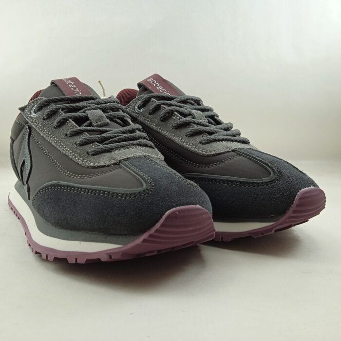 Semi-sport sintetico gris con cierre de cordon, Abbacino mod. 40089-37 - Imagen 2