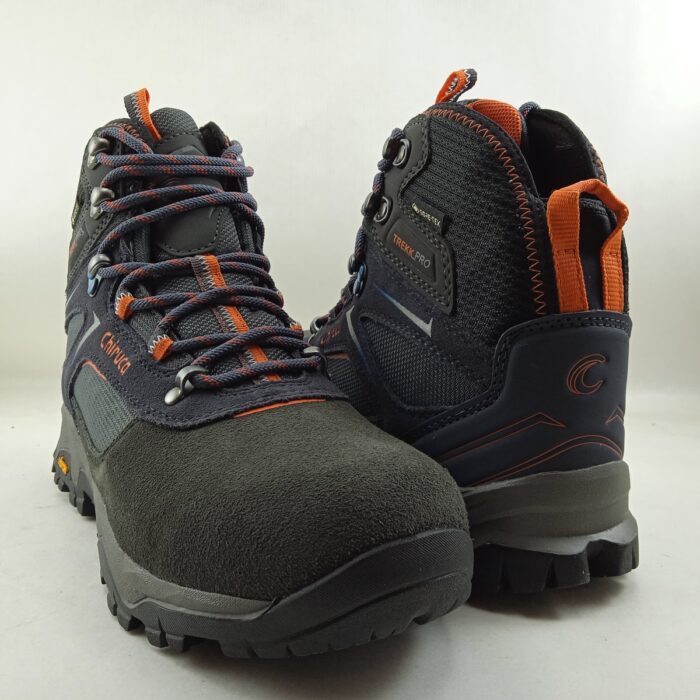 Bota trekking de piel azul con cierre de cordon, Chiruca mod. Fujii 08 gtx - Imagen 3