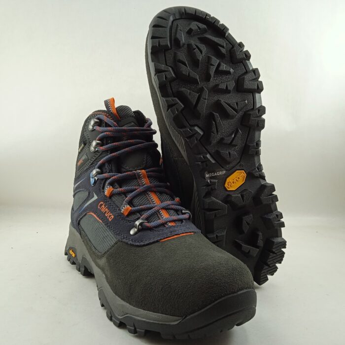 Bota trekking de piel azul con cierre de cordon, Chiruca mod. Fujii 08 gtx - Imagen 4